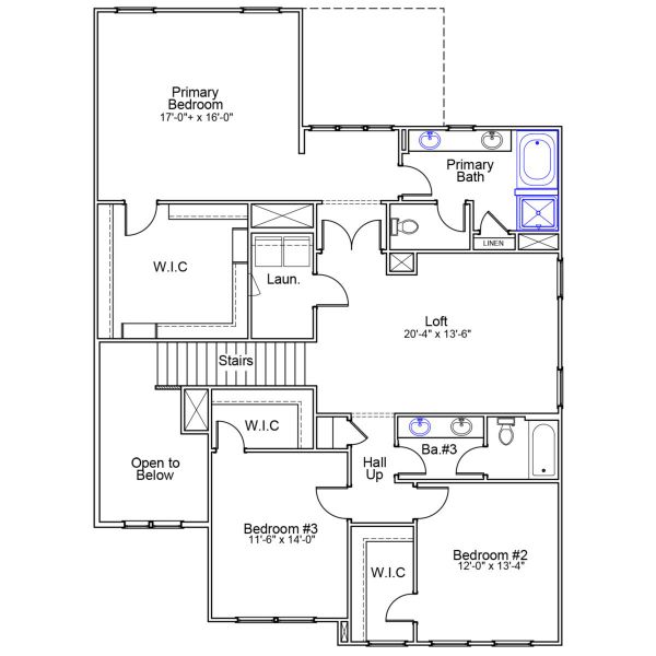 2D floor plan layout of this home in Rogers Spring, Graham, NC (Image 4).