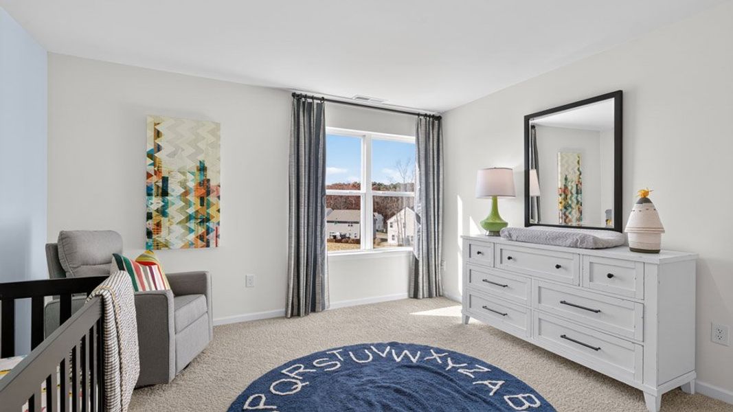Furnished interior view inside a new home in Madeline Farm, New Bern (Image 38). Furnished interior view inside a new home in Madeline Farm, New Bern (Image 38).