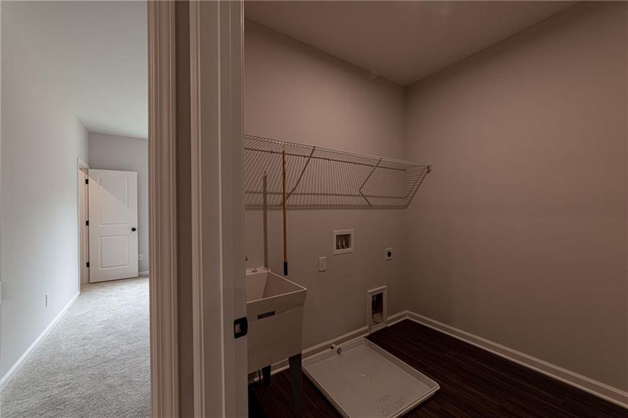 Furnished interior view inside a new home in Enclave at Edgewater, Canton (Image 39).