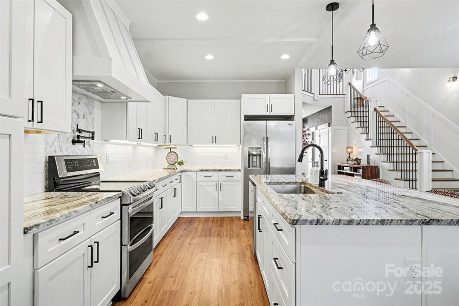 Furnished interior view inside a new home in , Clover (Image 9).