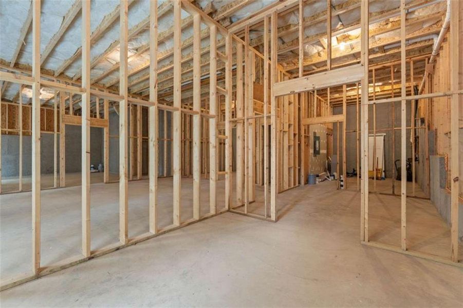 In-progress construction of a new home in Silvercrest Lakes, Acworth, GA (Image 53).