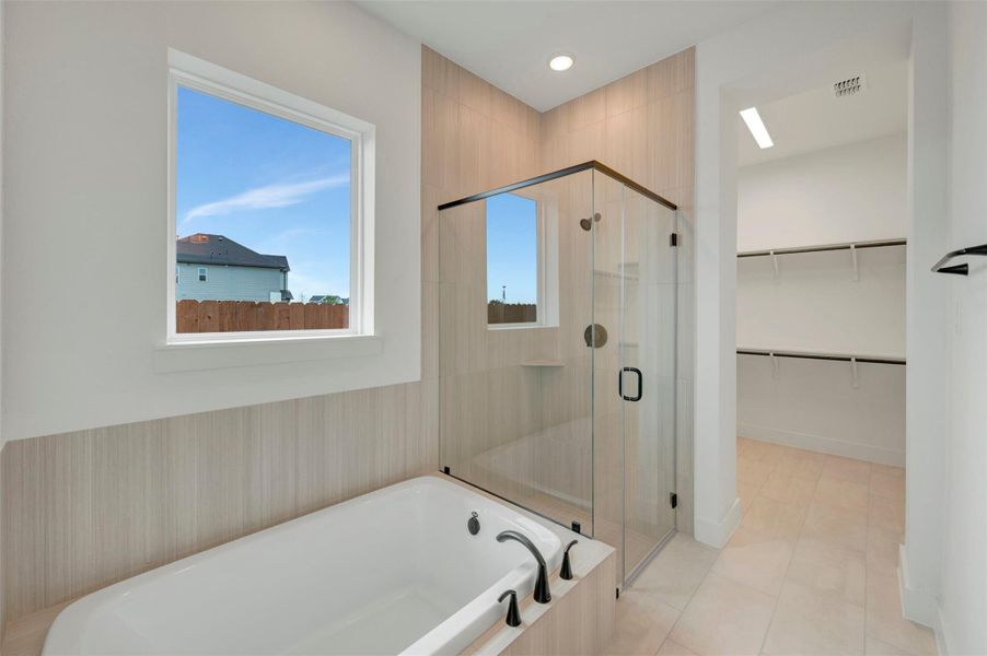Furnished interior view inside a new home in Elyson - Grove Row Collection, Katy (Image 4).