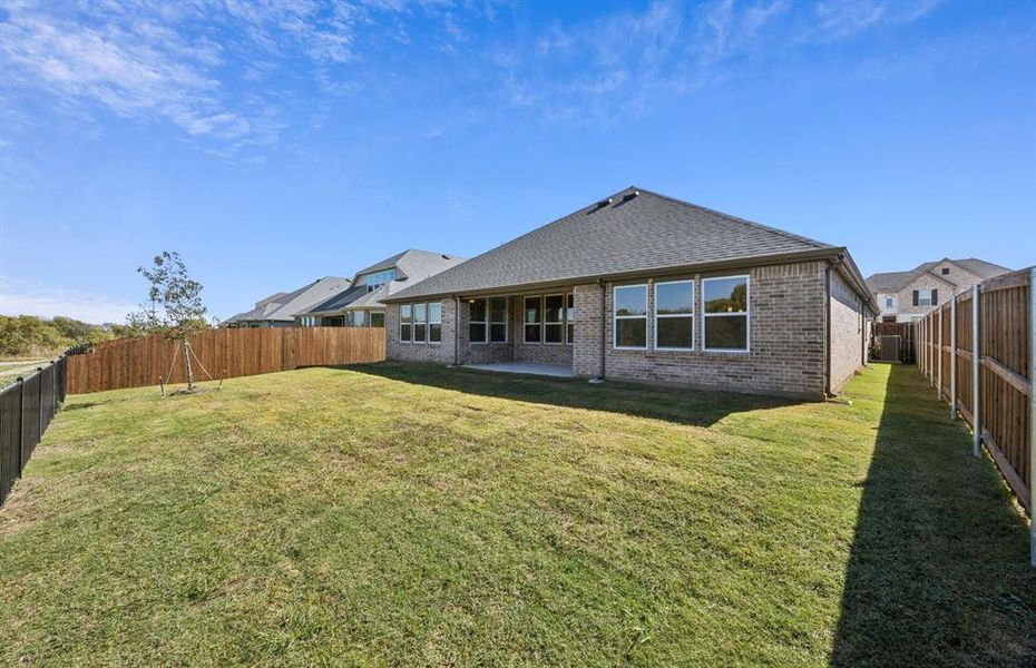 Beautiful backyard with lots of space Beautiful backyard with lots of space