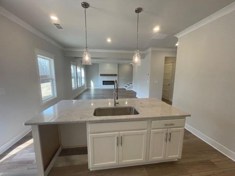 Furnished interior view inside a new home in Ponderosa Farms Estates, Gainesville (Image 11).