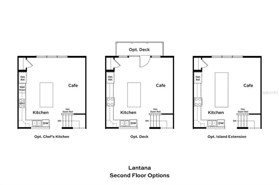 2D floor plan layout of this home in Parkview at Hamlin, Winter Garden, FL (Image 24).