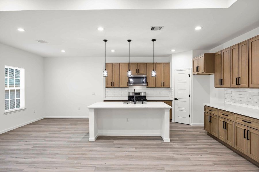 Furnished interior view inside a new home in , Houston (Image 8).
