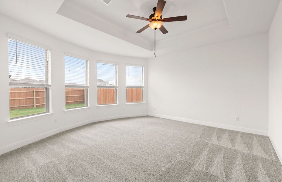Spacious, unfurnished interior of a new home in Santa Rita Ranch, Liberty Hill (Image 33). Spacious, unfurnished interior of a new home in Santa Rita Ranch, Liberty Hill (Image 33).