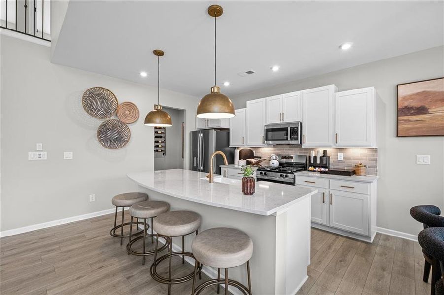 Furnished interior view inside a new home in Pickens Bluff, Hiram (Image 10).