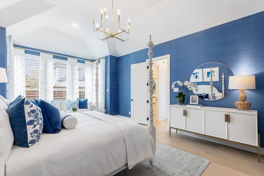 Representative Primary Bedroom - some options shown