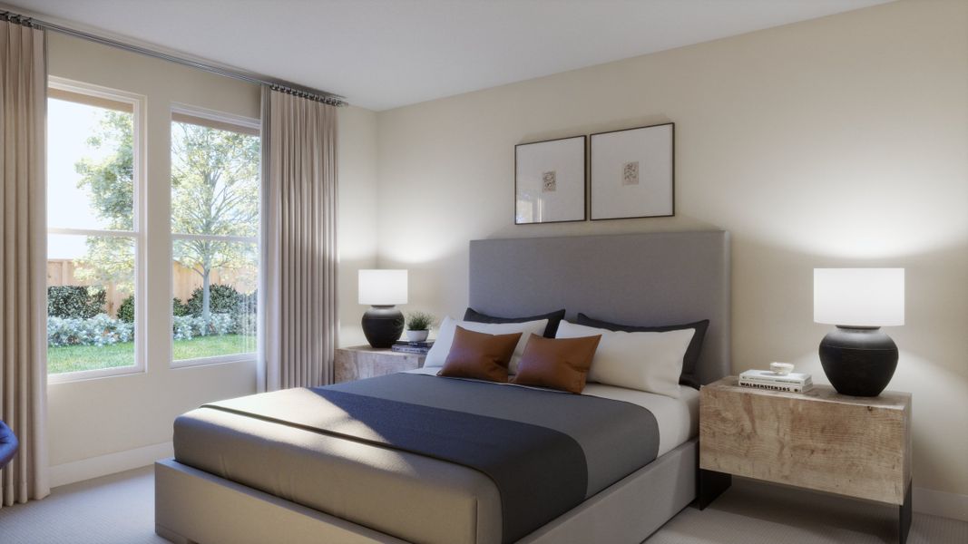 Representative furnished interior of a home built from the 4014 by Risewell Homes in Parkton Square, Kyle (Image 12).