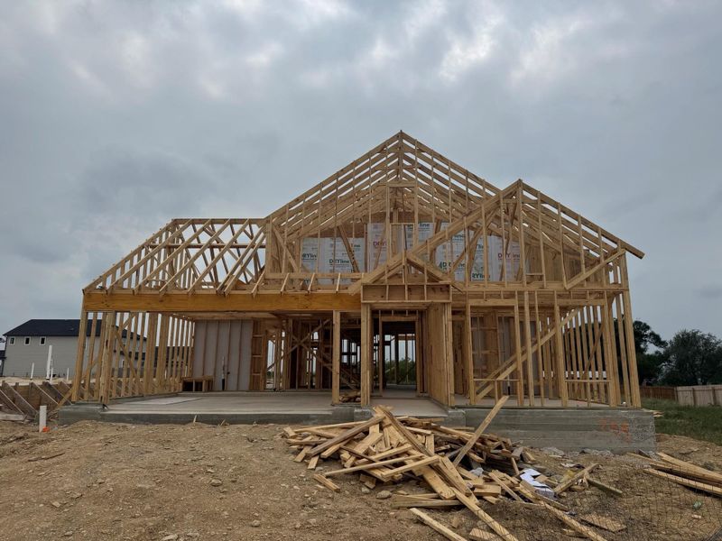 Back of property featuring stairway and a deck Back of property featuring stairway and a deck