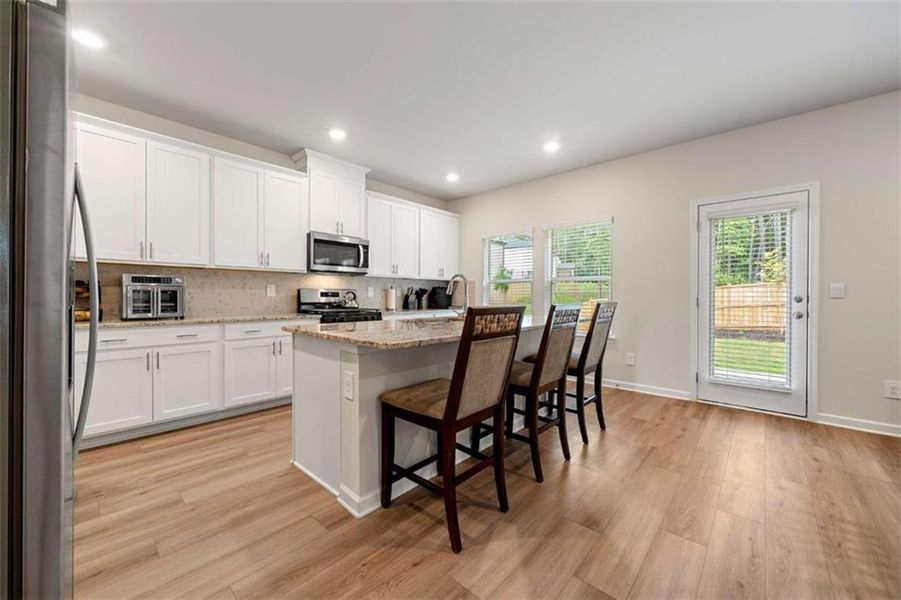 Furnished interior view inside a new home in Creekside at Oxford Park, Fairburn (Image 15).