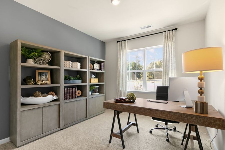Representative furnished interior of a home built from the BOOTH by D.R. Horton in Gretchen Pines, West End (Image 12).