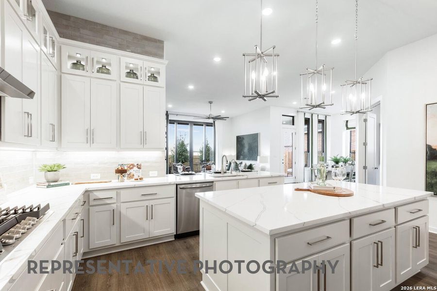 Furnished interior view inside a new home in The Ranches at Creekside, Boerne (Image 7).
