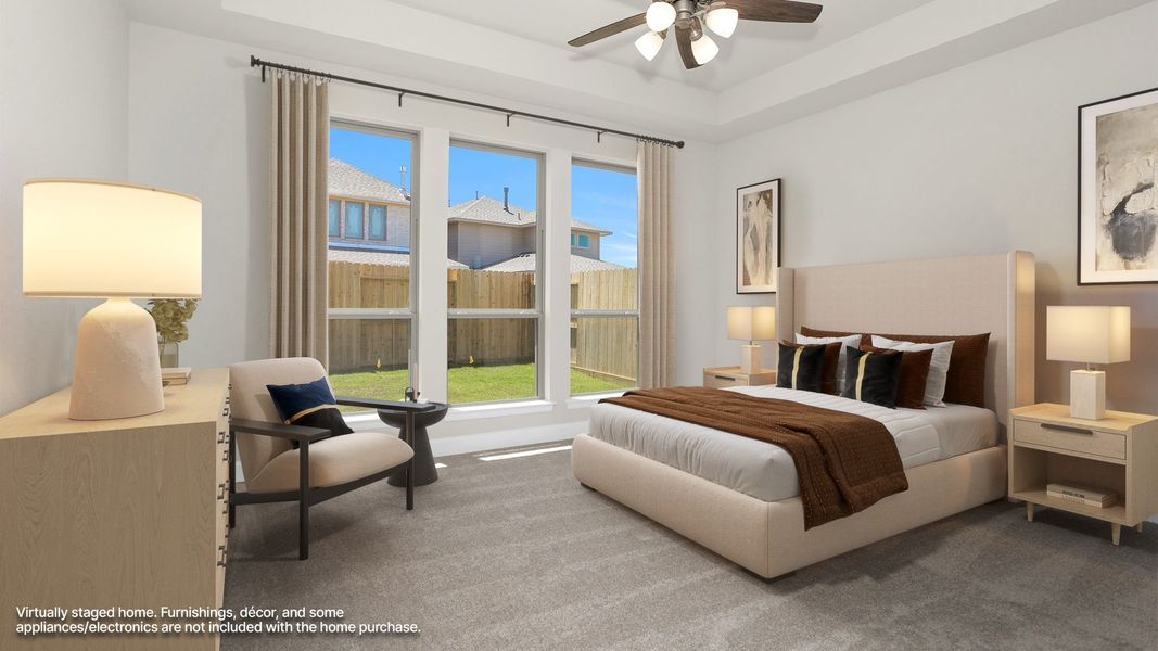 Furnished interior view inside a new home in Jordan Ranch, Fulshear (Image 5).