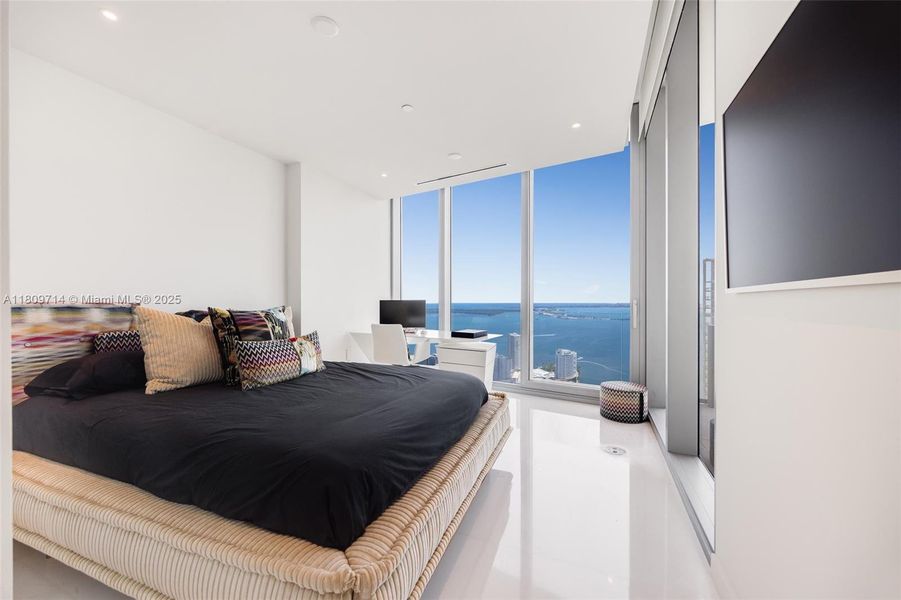 Furnished interior view inside a new home in Aston Martin Residences, Miami (Image 9).