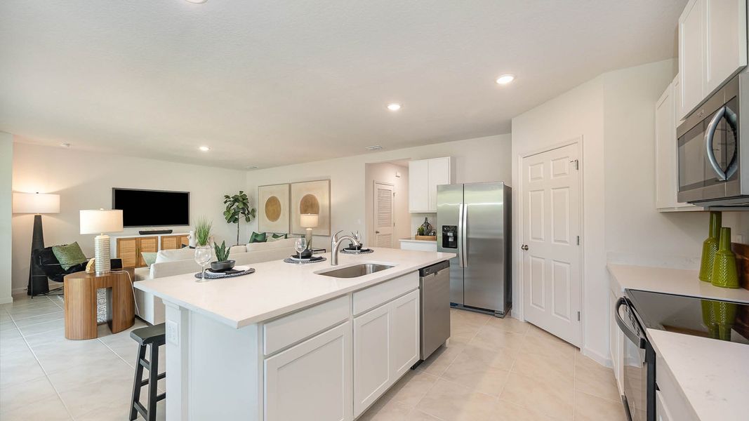 Representative furnished interior of a home built from the Madison by D.R. Horton in Port St. Lucie Spot Lots, Port St. Lucie (Image 6).
