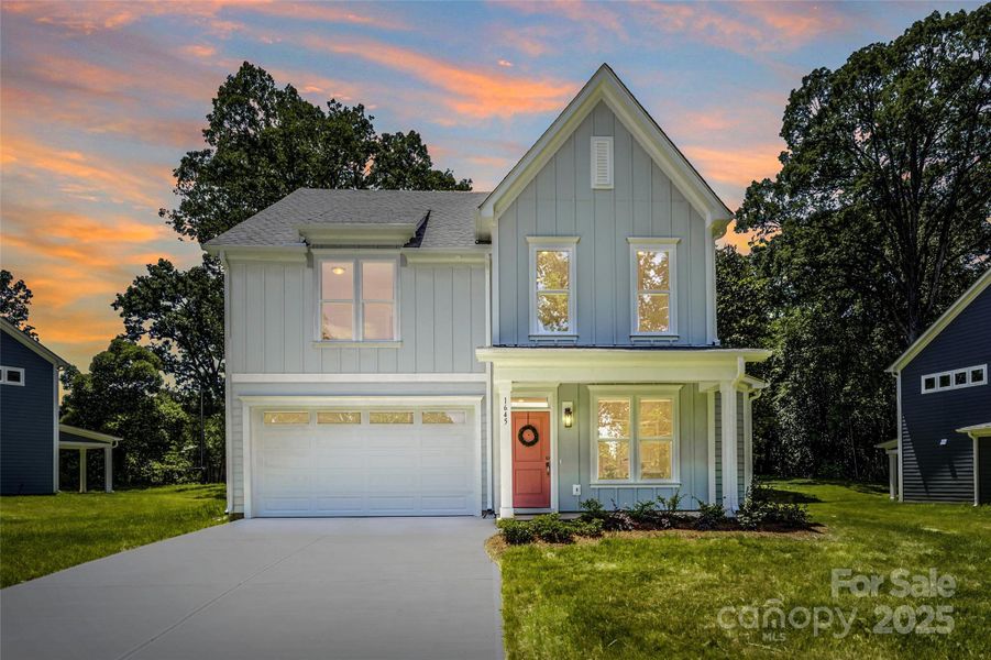 Front exterior of a new home in , Gastonia, NC, highlighting curb appeal (Image 25).