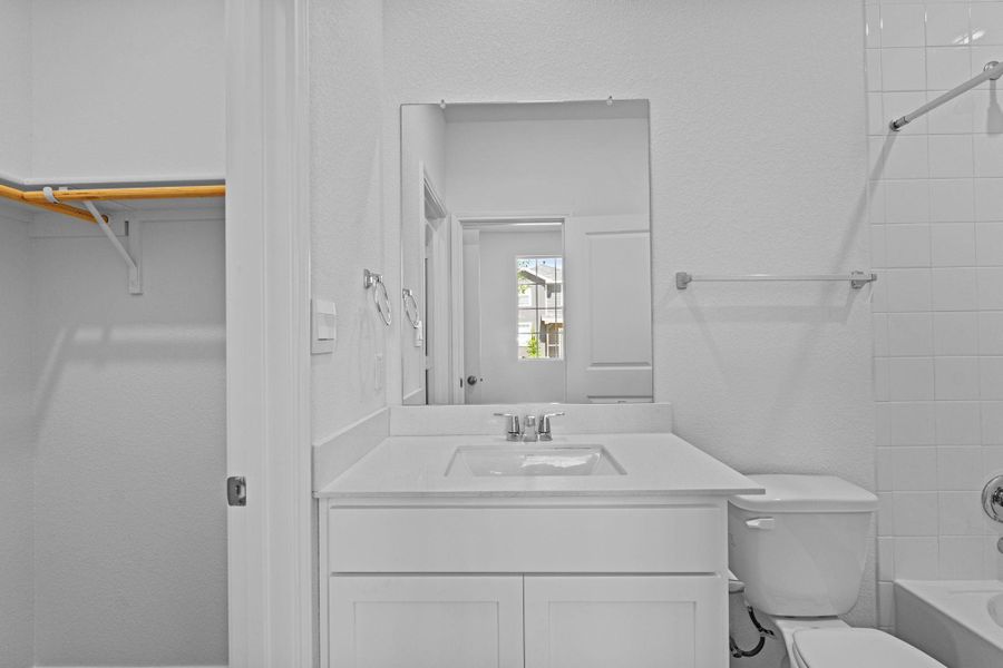Furnished interior view inside a new home in Valverde, Bastrop (Image 15).
