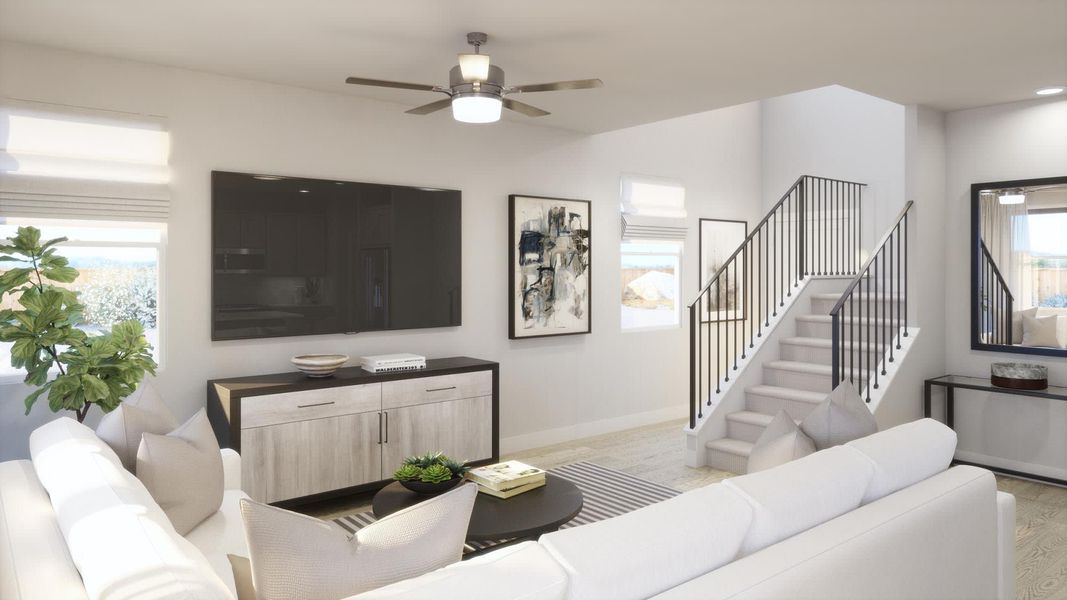 Great Room | Jacob | Ryegrass Collection – Freedom at Anthem in Kyle, TX by Landsea Homes Great Room | Jacob | Ryegrass Collection – Freedom at Anthem in Kyle, TX by Landsea Homes