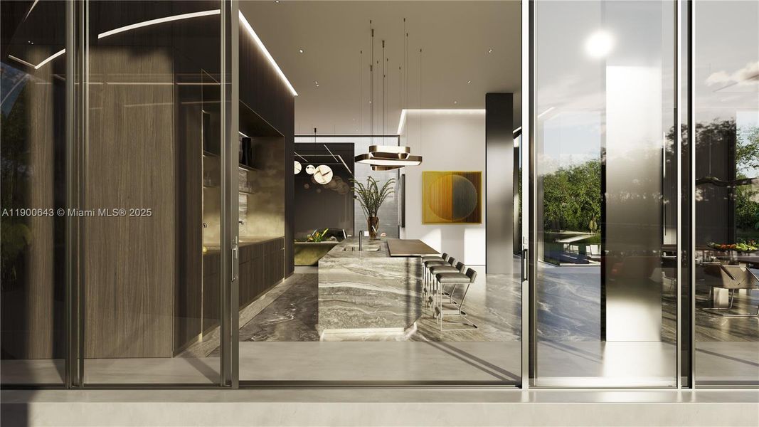 Furnished interior view inside a new home in , Davie (Image 19).