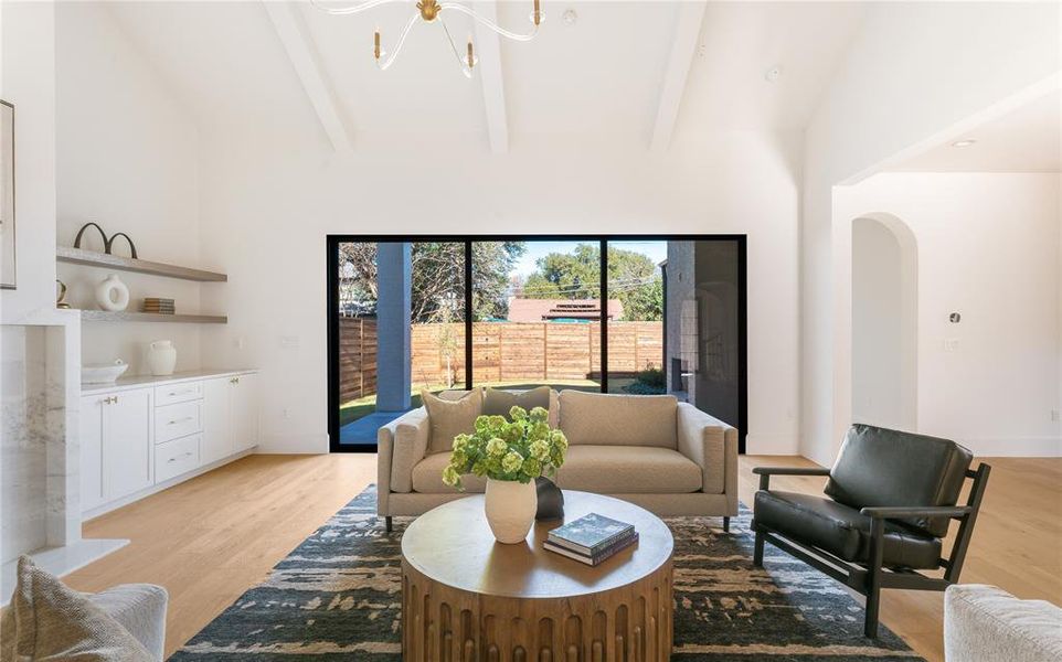 Furnished interior view inside a new home in , Dallas (Image 9).