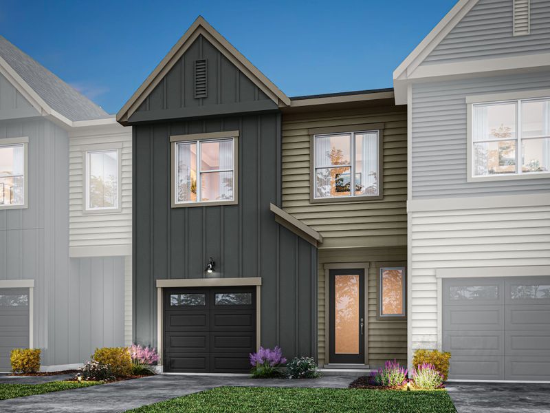 Representative exterior photo of a completed home built from the Mitchell by Tri Pointe Homes in Summit At Homestead, Chapel Hill, NC (Image 22).