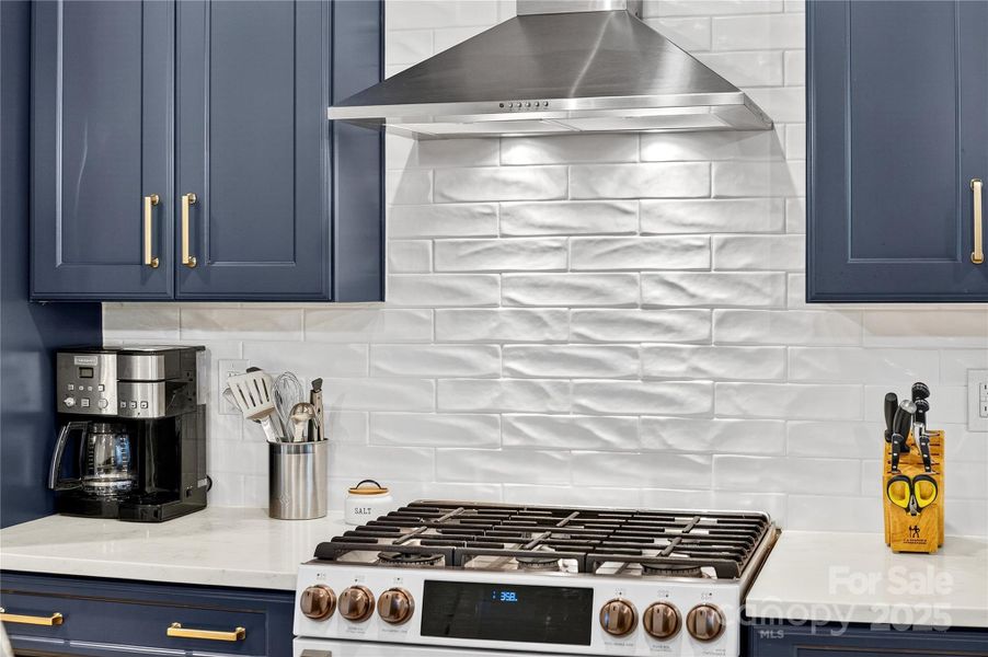 Upgraded Hardware And 12" Tile Backsplash Upgraded Hardware And 12" Tile Backsplash