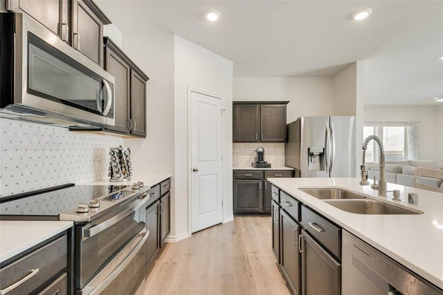Furnished interior view inside a new home in , Princeton (Image 13).