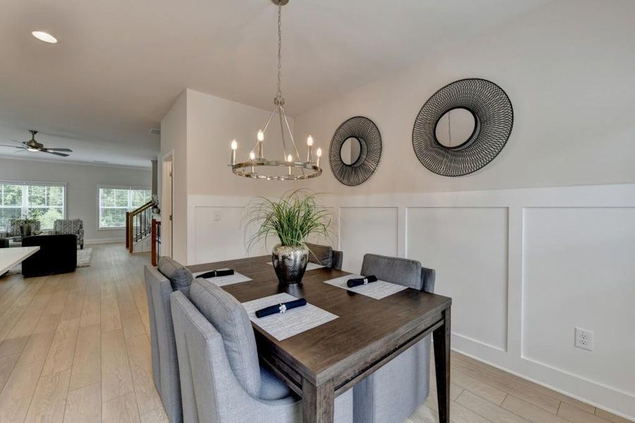 Furnished interior view inside a new home in Magnolia Grove, Mableton (Image 66). Furnished interior view inside a new home in Magnolia Grove, Mableton (Image 66).