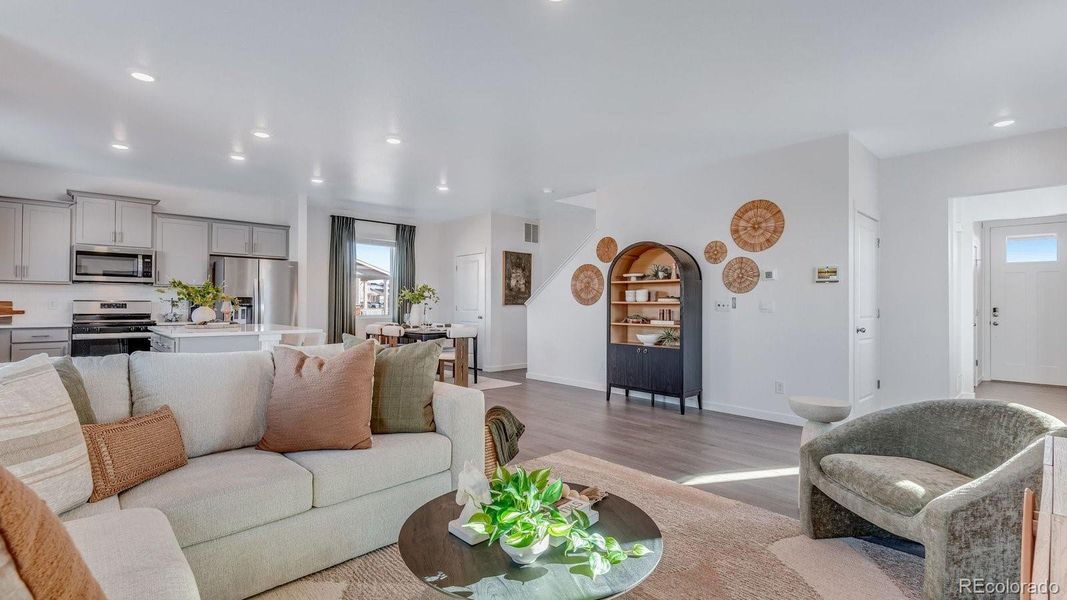 Furnished interior view inside a new home in Granary, Johnstown (Image 8).