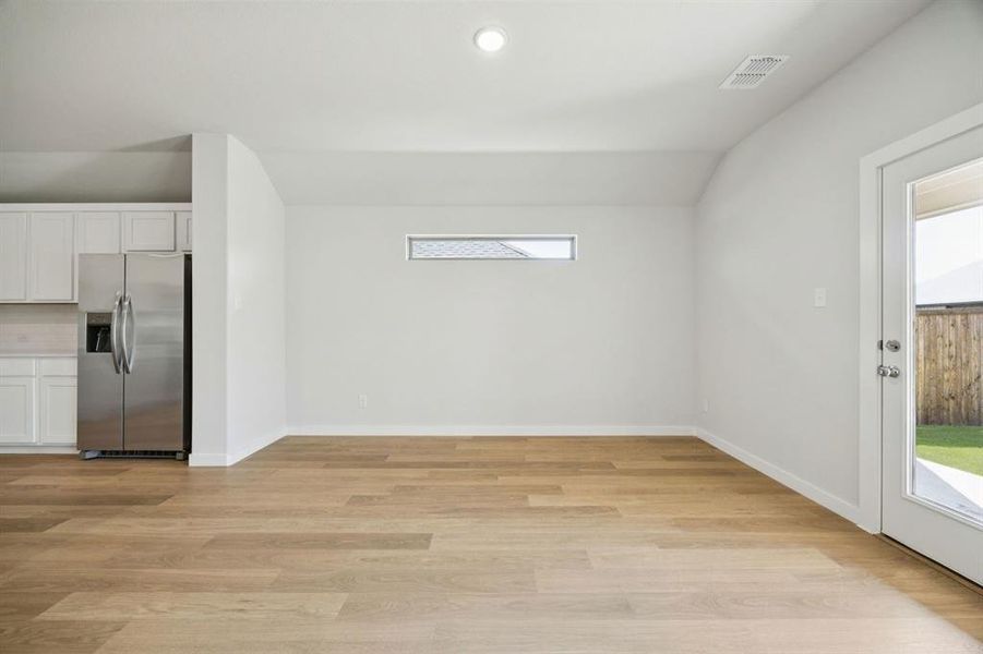 Dining Room in the Heisman home plan by Trophy Signature Homes – REPRESENTATIVE PHOTO