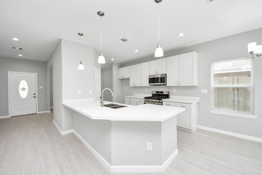 Furnished interior view inside a new home in , Houston (Image 6).