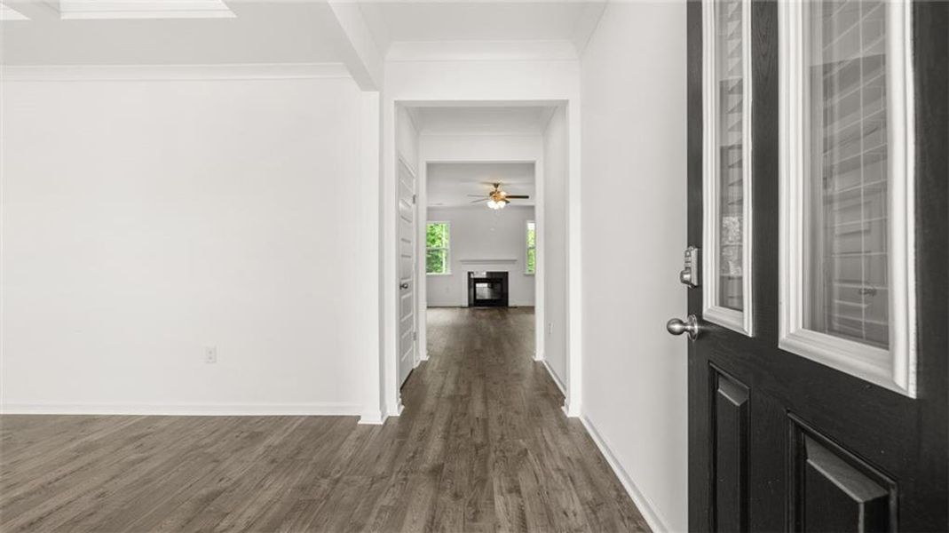 Spacious, unfurnished interior of a new home in The Gates at Pates Creek, Hampton (Image 17). Spacious, unfurnished interior of a new home in The Gates at Pates Creek, Hampton (Image 17).