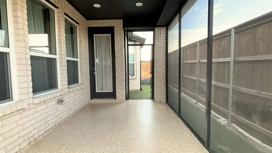 Exterior details and patio area of a home in Cottages of Celina, Celina (Image 21).