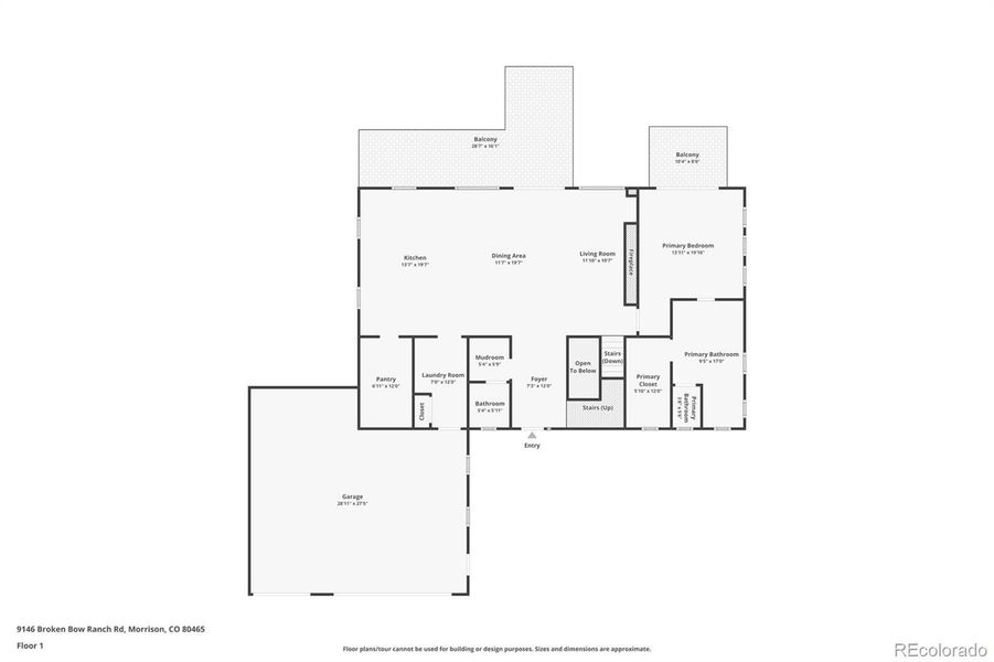 Main Level Floor Plan Main Level Floor Plan
