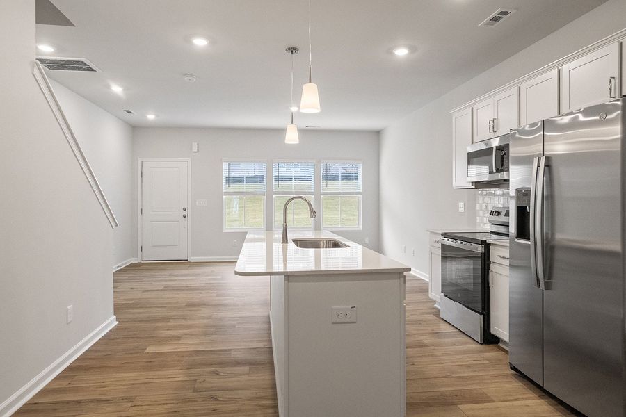 Furnished interior view inside a new home in Renaissance at White Oak, Garner (Image 10).