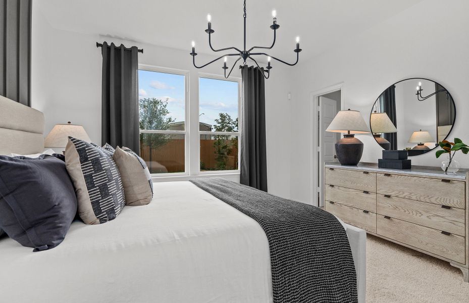 Representative furnished interior of a home built from the Hewitt by Centex in Corley Farms, Boerne (Image 5).