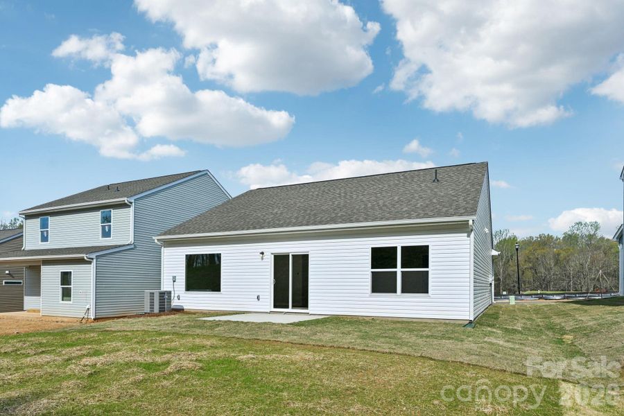 Exterior details and patio area of a home in Willow Estates, Shelby (Image 23).