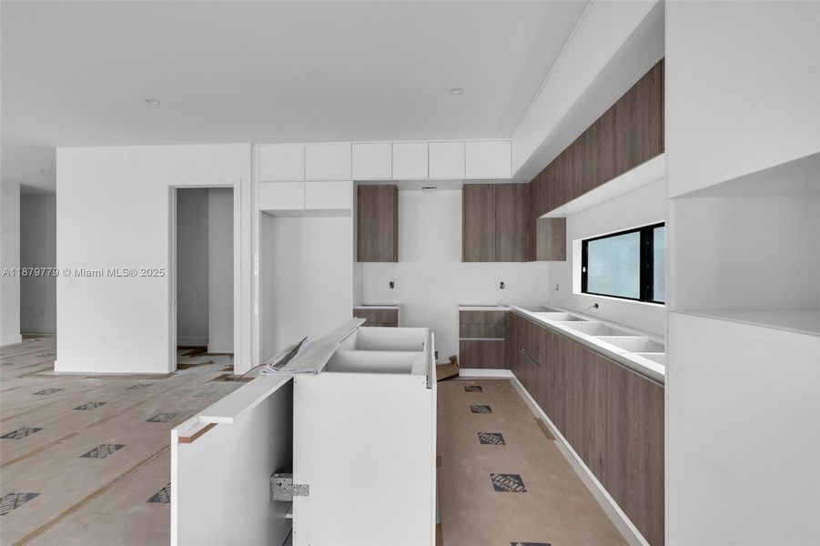 Furnished interior view inside a new home in , Miami (Image 7).