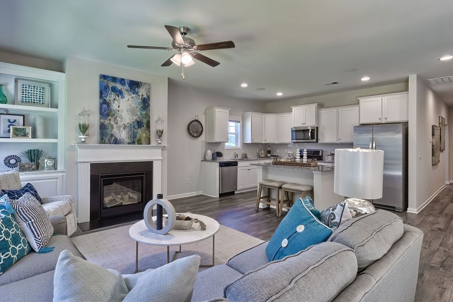 Furnished interior view inside a new home in Portrait Hills, Aiken (Image 16). Furnished interior view inside a new home in Portrait Hills, Aiken (Image 16).