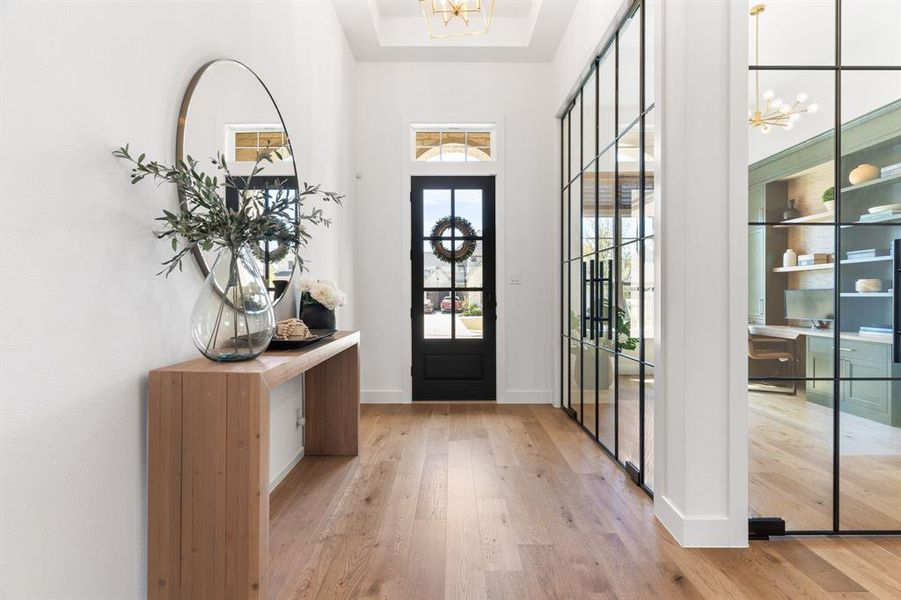 Furnished interior view inside a new home in Mustang Lakes, Celina (Image 12).