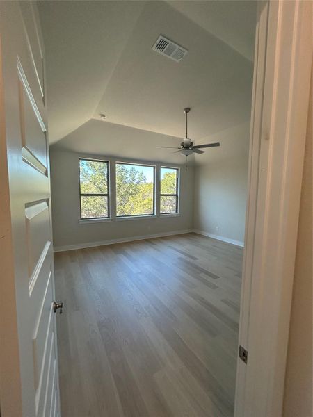 Primary Bedroom with  elevated ceiling