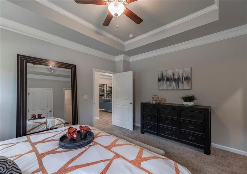 Furnished interior view inside a new home in Fair Oak, Calhoun (Image 15).