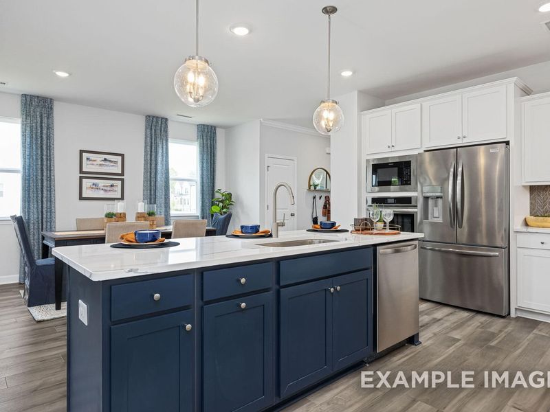 Furnished interior view inside a new home in Woodland Crossing, Zebulon (Image 11).