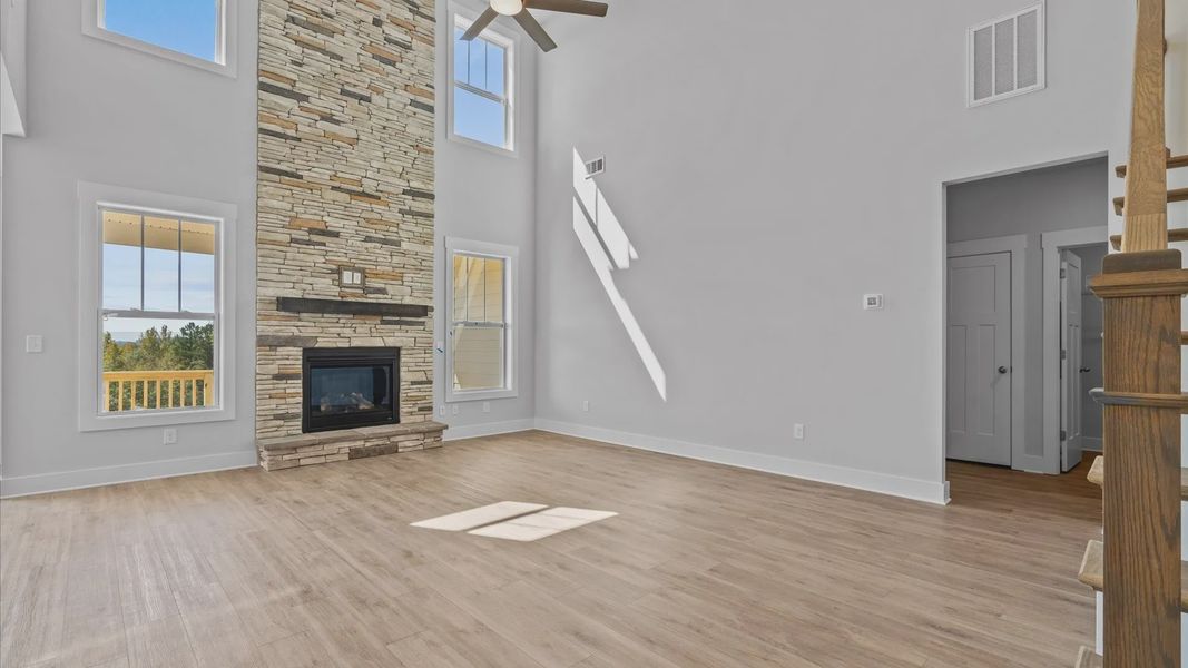 Furnished interior view inside a new home in Pinebrook, Woodruff (Image 10).