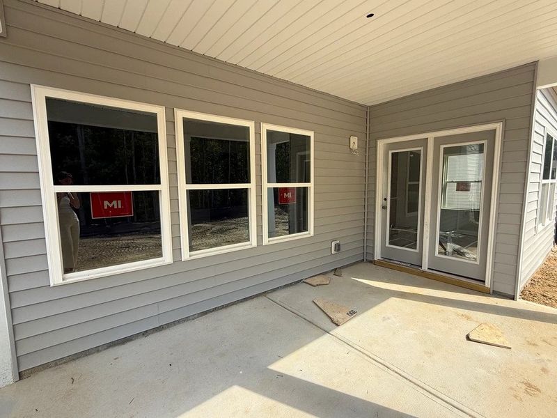 Exterior details and patio area of a home in The Point, Rolesville (Image 3).