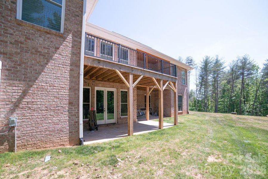 Exterior details and patio area of a home in , Morganton (Image 16).