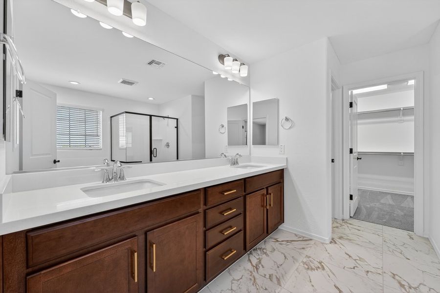 Furnished interior view inside a new home in La Mira, Mesa (Image 14). Furnished interior view inside a new home in La Mira, Mesa (Image 14).