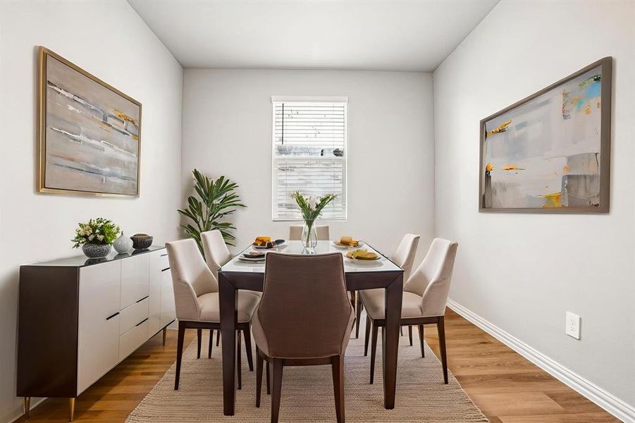 Furnished interior view inside a new home in Lakehaven - Premier Series, Farmersville (Image 7). Furnished interior view inside a new home in Lakehaven - Premier Series, Farmersville (Image 7).